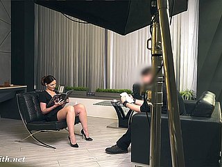 沈黙。男をからかうパンティーなしのJeny Smith。隠されたカメラいたずら