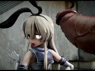MMD 島風 を せる せる