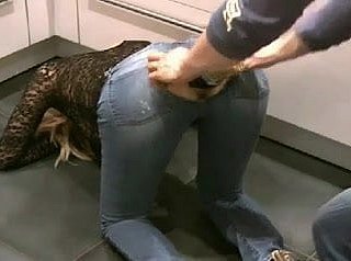 Anal Frothy Bottle Insertion