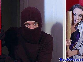 Housewife assfucked Hard by A Midnight Burgl